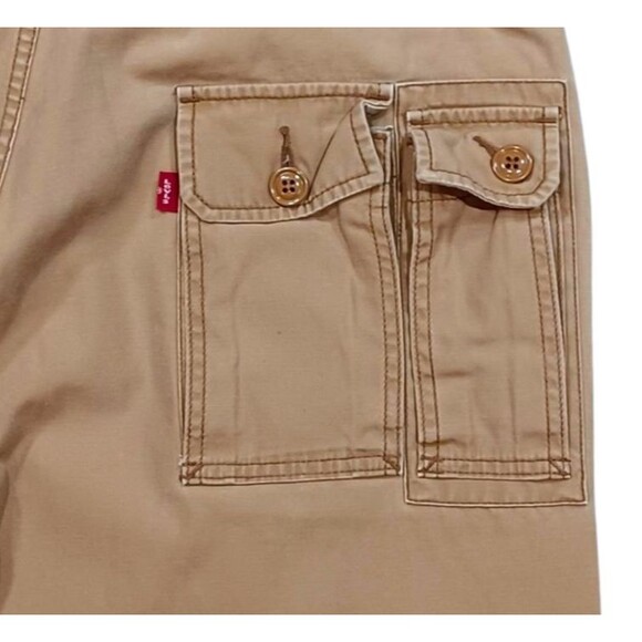 Levis Cargo Loose Straight Pants Mens 36x30 Wide Leg Skater Baggy - 7 Pockets - Picture 5 of 10